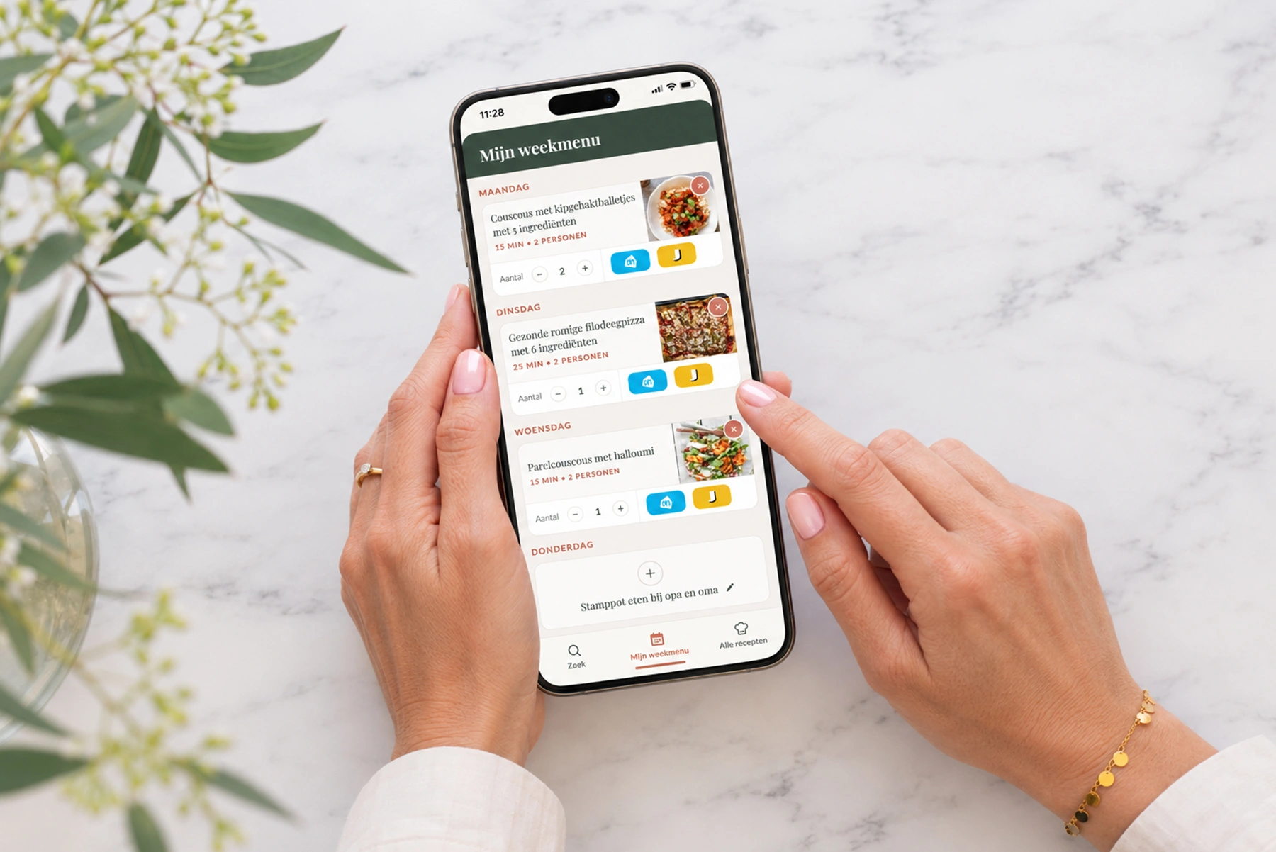 Chickslovefood weekmenu en meal planner